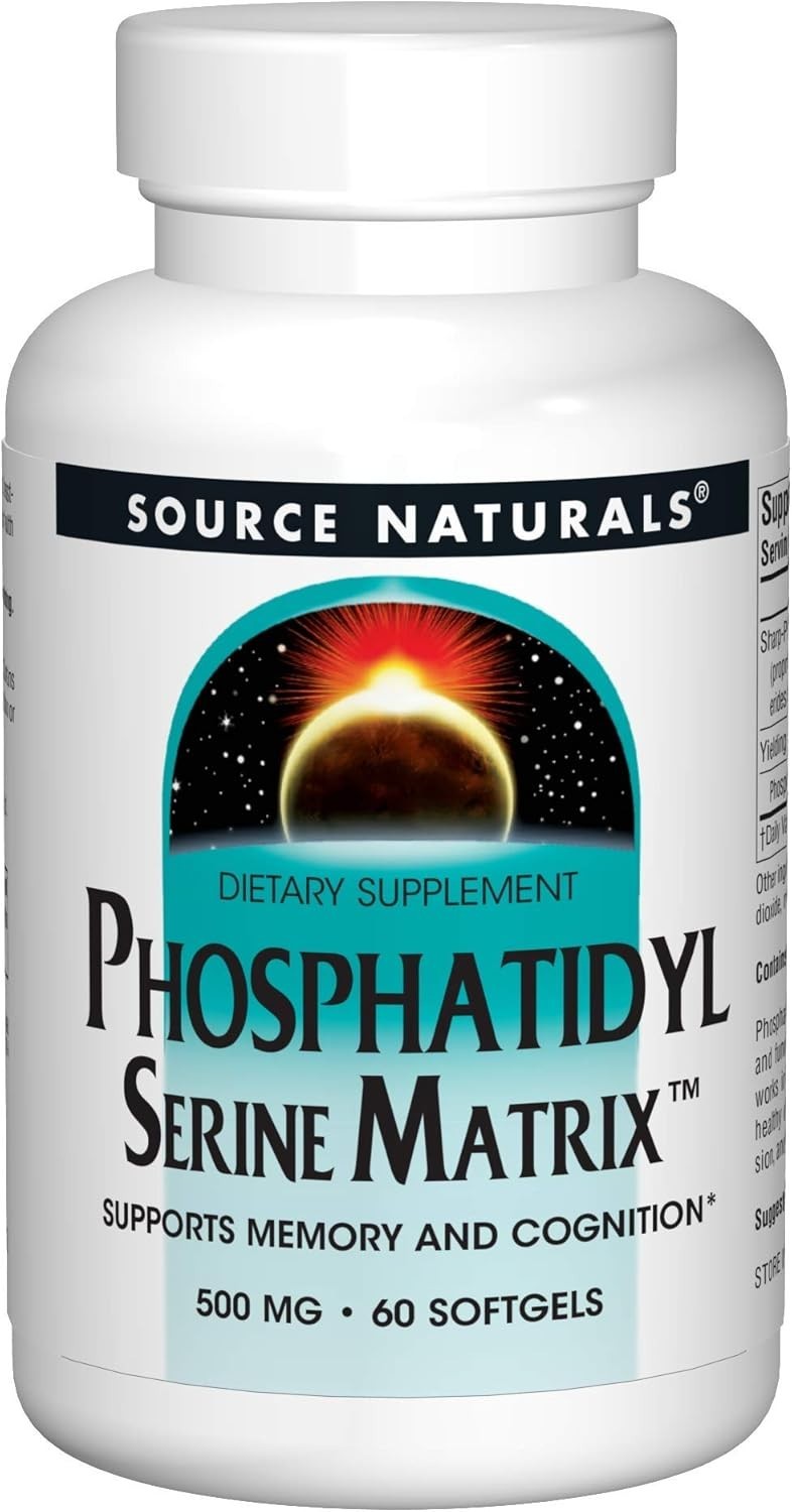 Ultra-Efficient 500mg Phosphatidyl Serine Softgels – Improve Memory & Focus