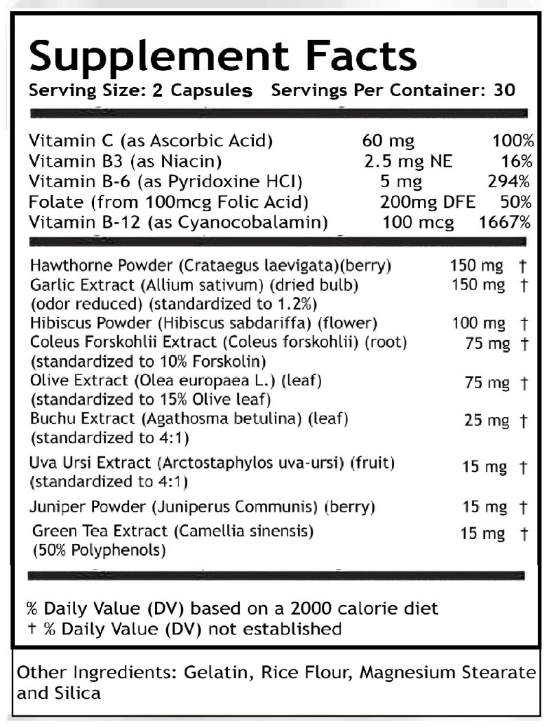 Healthy Flow Blood Support Formula -60 capsules-