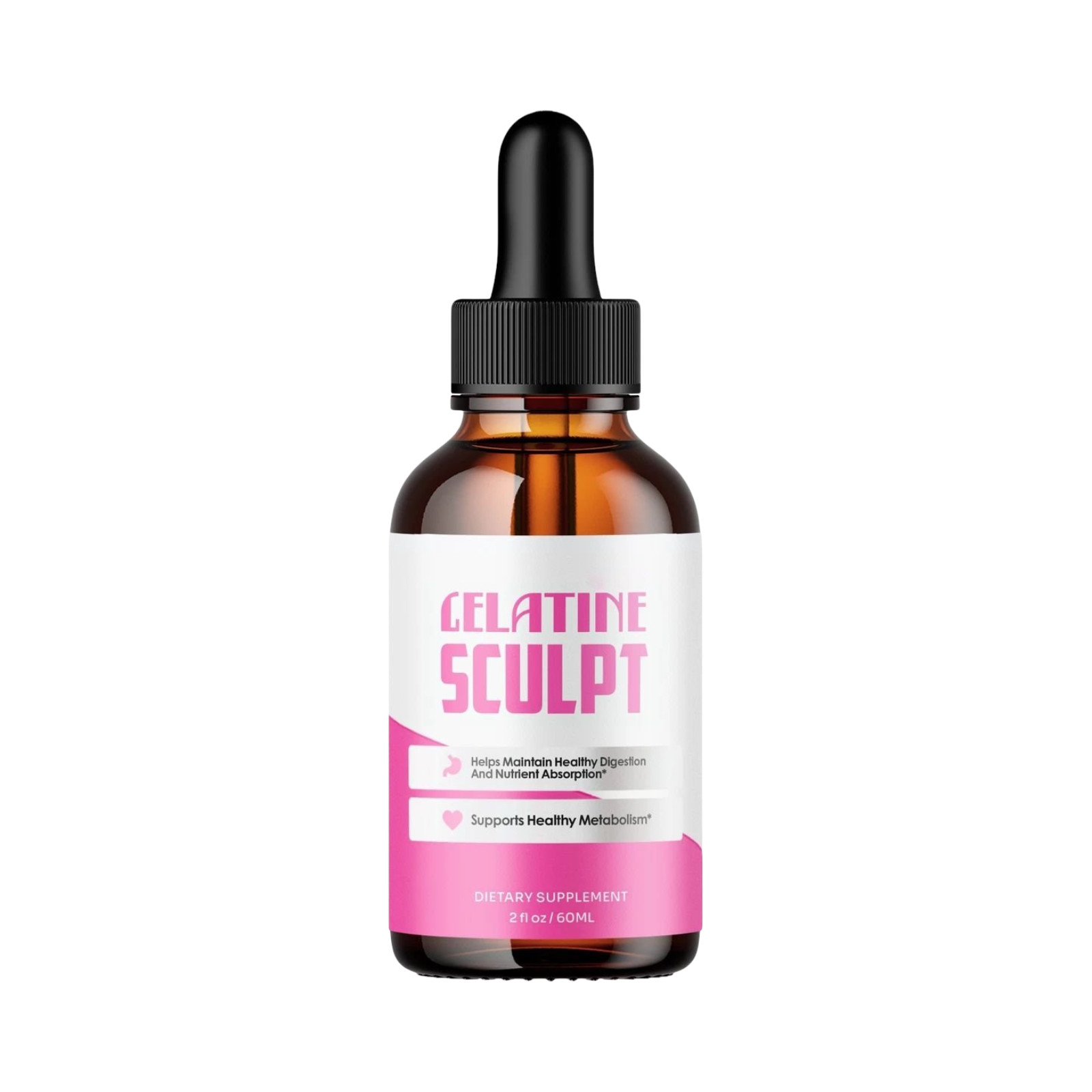 (1-Pack) Gelatine Sculpt Drops – Natural Weight Loss Help Liquid Drops Formula1
