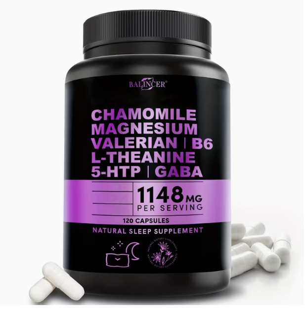 Adult Sleep Supplement – Magnesium Glycine 500 for MG – 120 Capsules