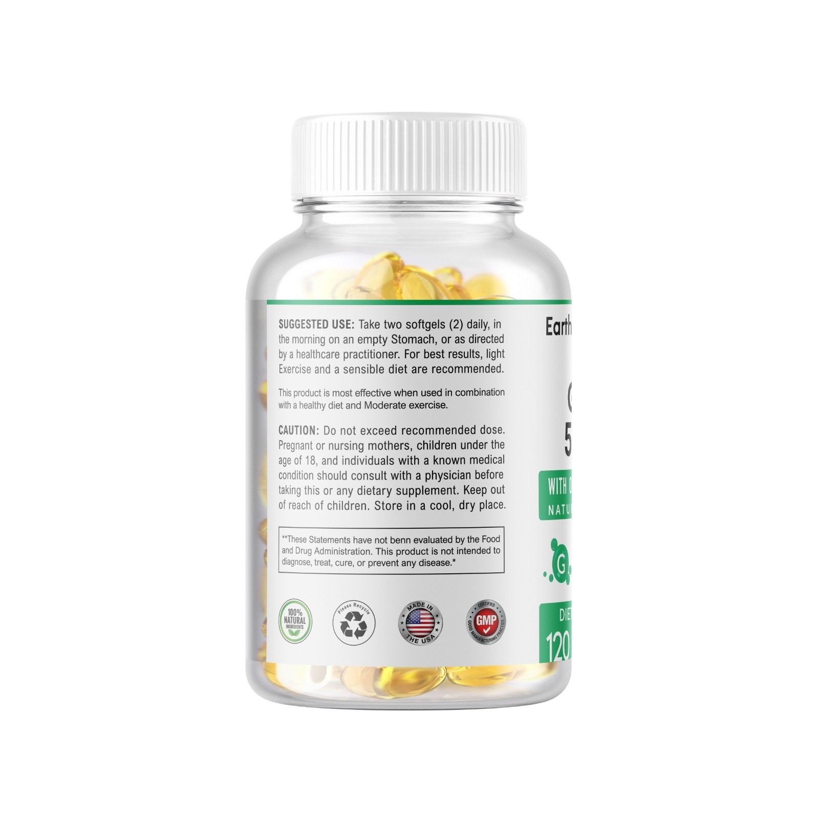 Garlic Fresh Extract 5000 mg Cholesterol Health supp 120 Antioxidant Pills gel