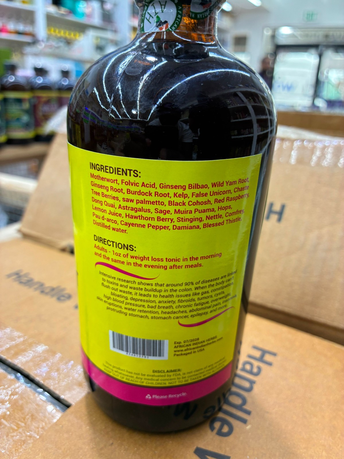 All Natural Weight Loss Tonic – 16 oz