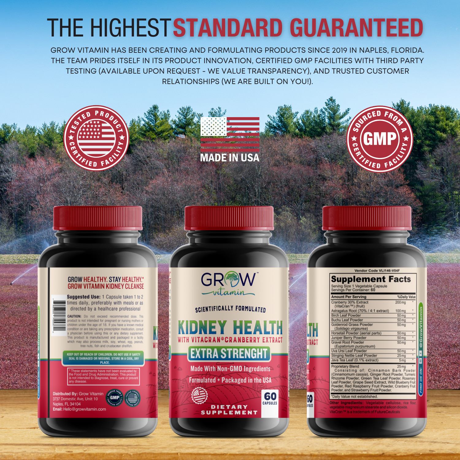 Organic KIDNEY SUPPORT – Herbal Natural Non-GMO Repair & Cleanse Supplement 2024