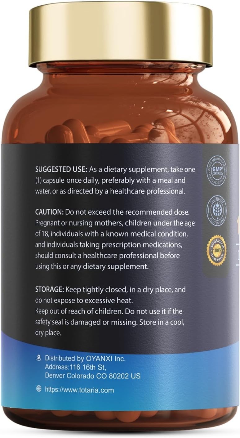 Totaria Magnesium Complex 700mg 12 in 1 Magnesium Supplement w/Glycinate Citrate