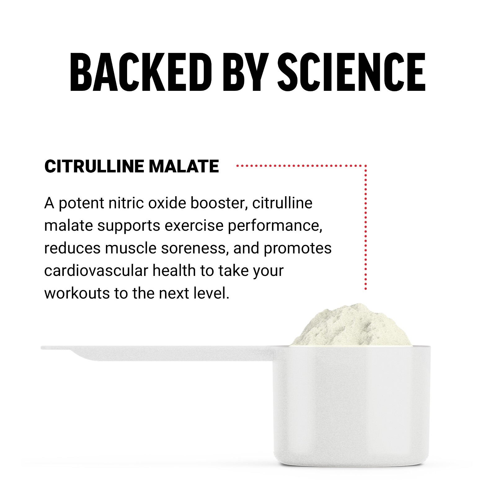 Force Factor Citrulline Malate Powder 2:1, 3000mg, Unflavored, 66 Servings