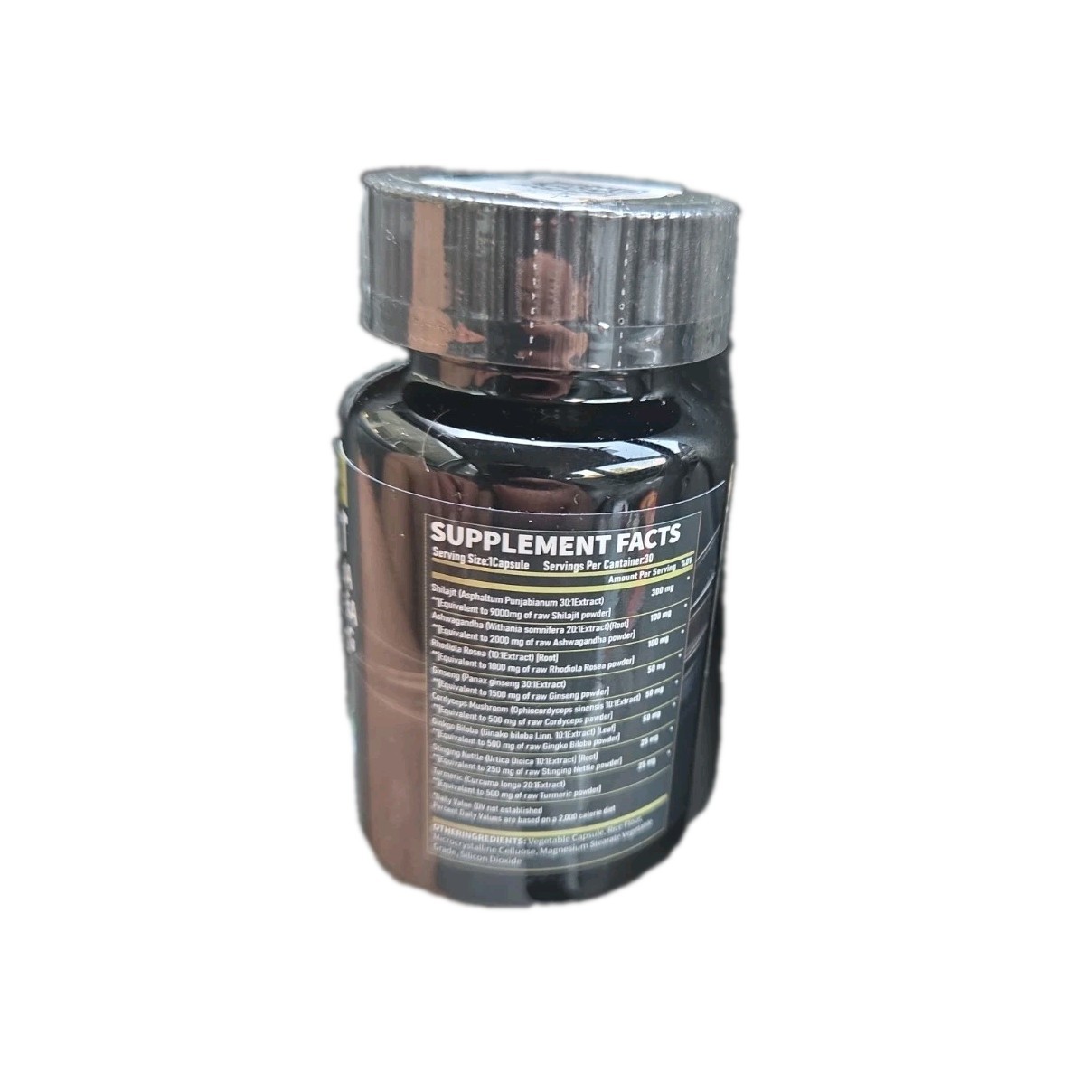 Muscle Max Shilajit, Ashwagandha, Rhodiola, Ginseng – 15,250mg Exp: 12/27