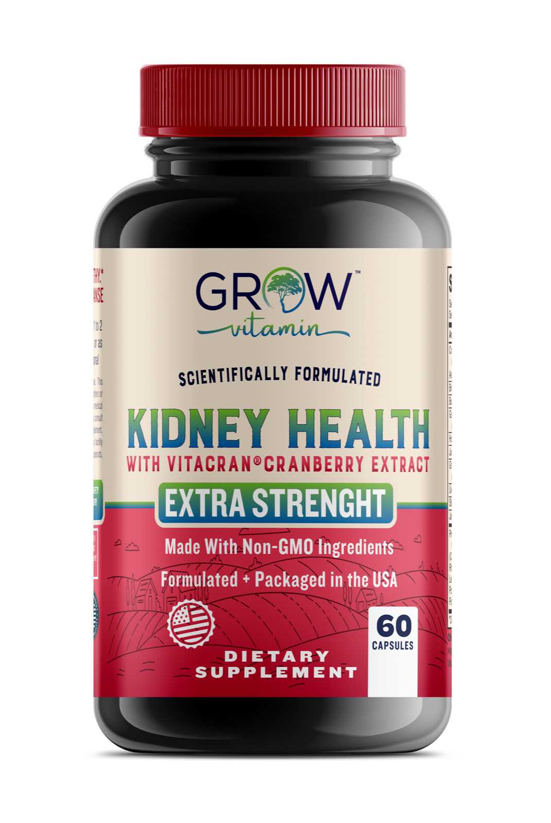 Premium Kidney Support Supplement by grow vitamin | Kidney Cleanse EXP 07/2024