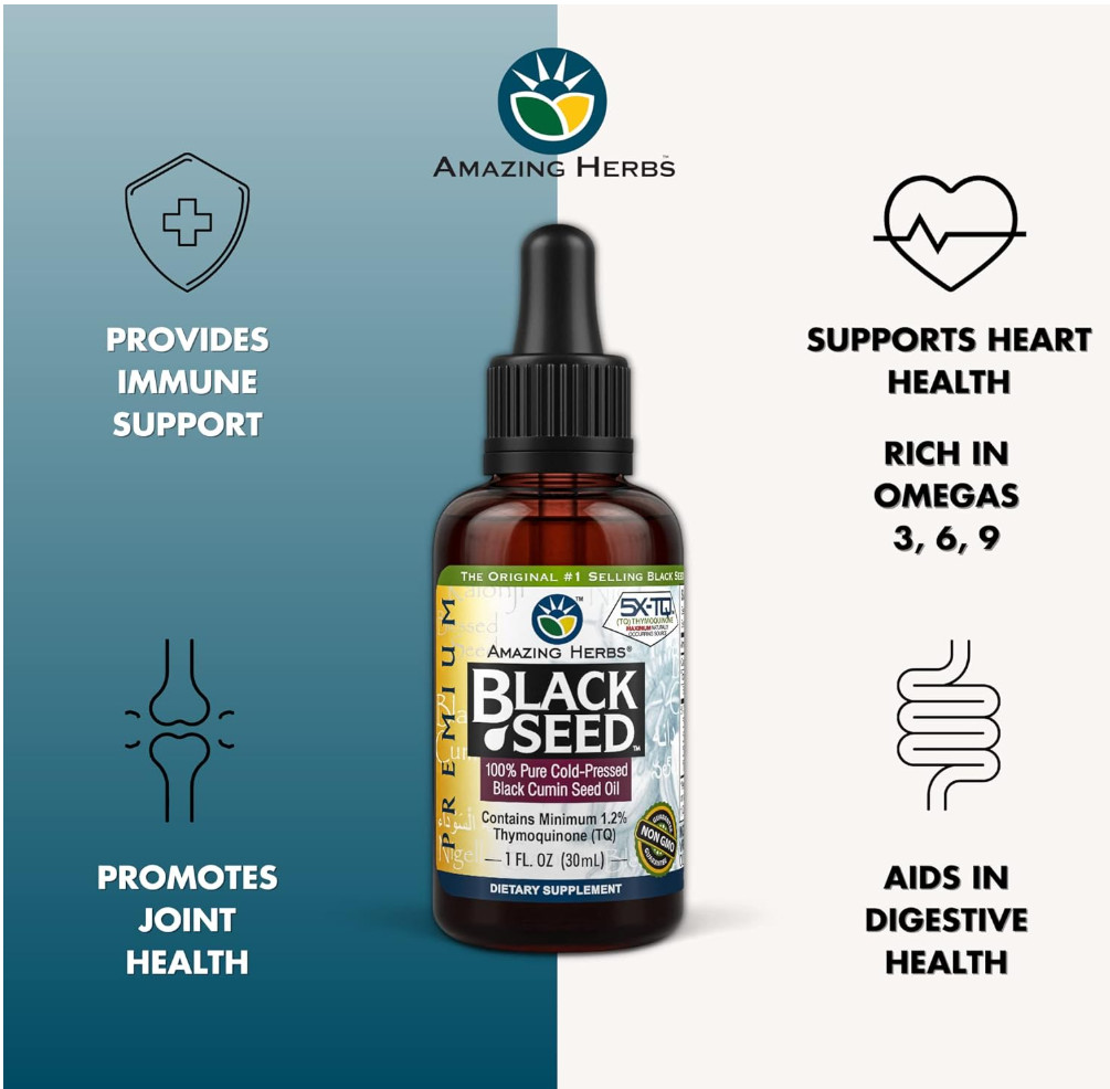 Amazing Herbs Black Seed 1 FL OZ
