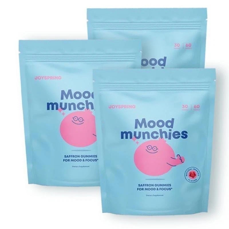 NEW JoySpring Mood Munchies – Saffron Gummies for Mood & Focus