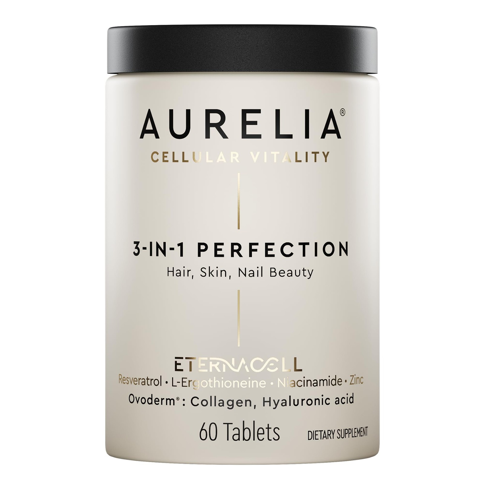 Aurelia 3-In-1 Cellular Anti-Aging Collagen Hair Skin Zinc Resveratrol