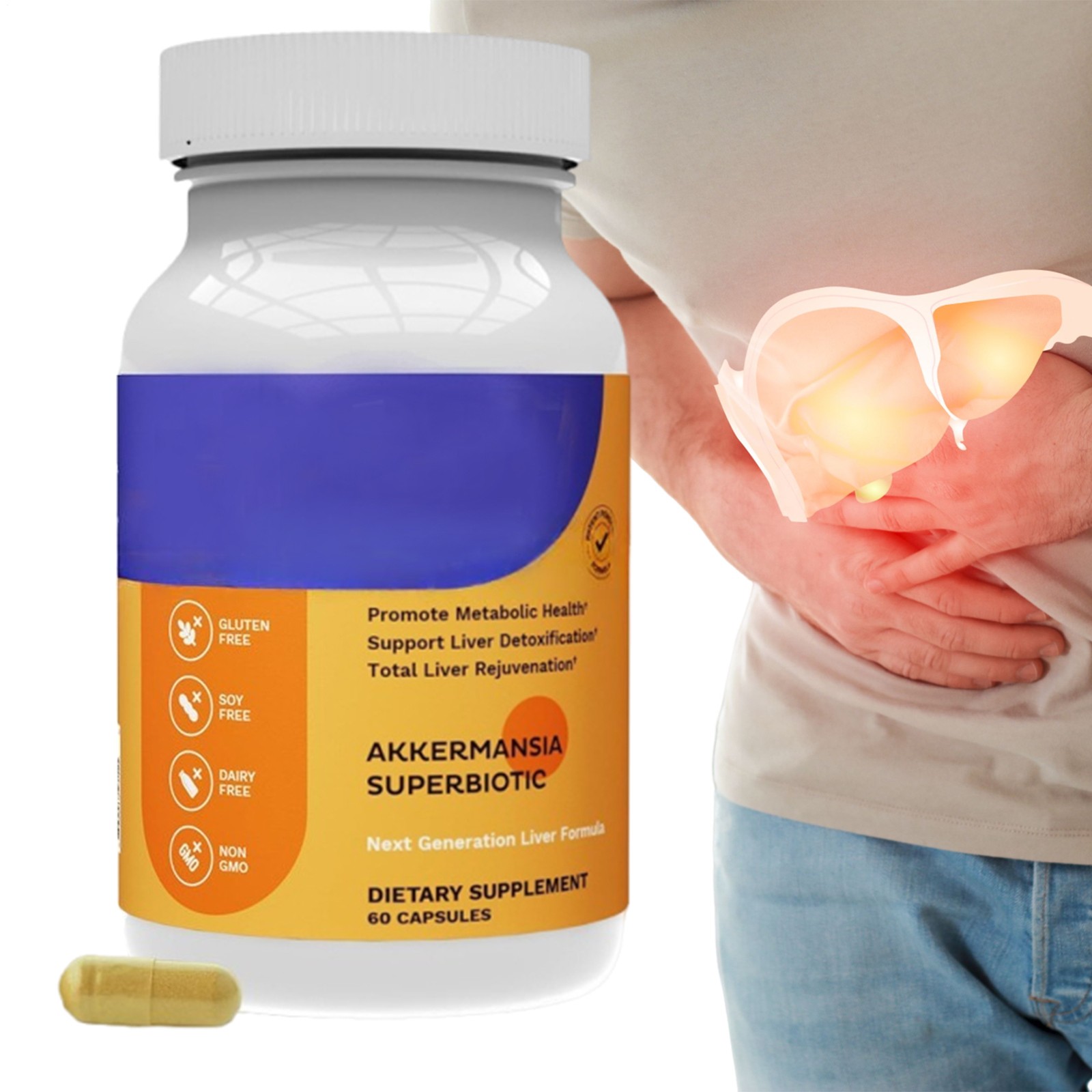 AKKA – Premium Liver Cleanse Detox & Repair Superbiotic,Gut Health, Milk Thistle
