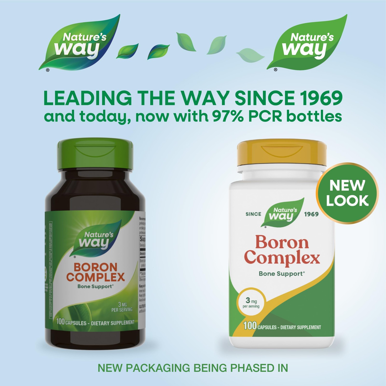 Nature’s Way Boron Complex, Bone Support*, 3 mg per 100 Count (Pack of 1)