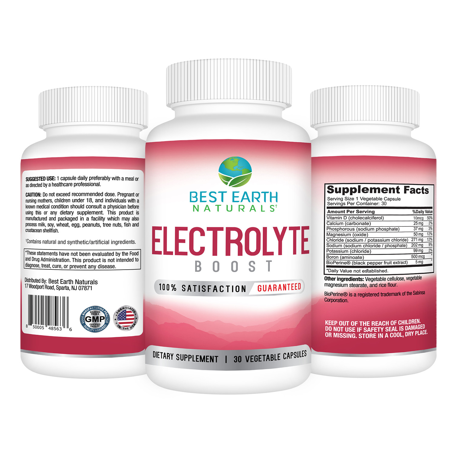 Electrolyte Boost by Best Earth Naturals Buy 2 Get 1 FREE 3 Pack