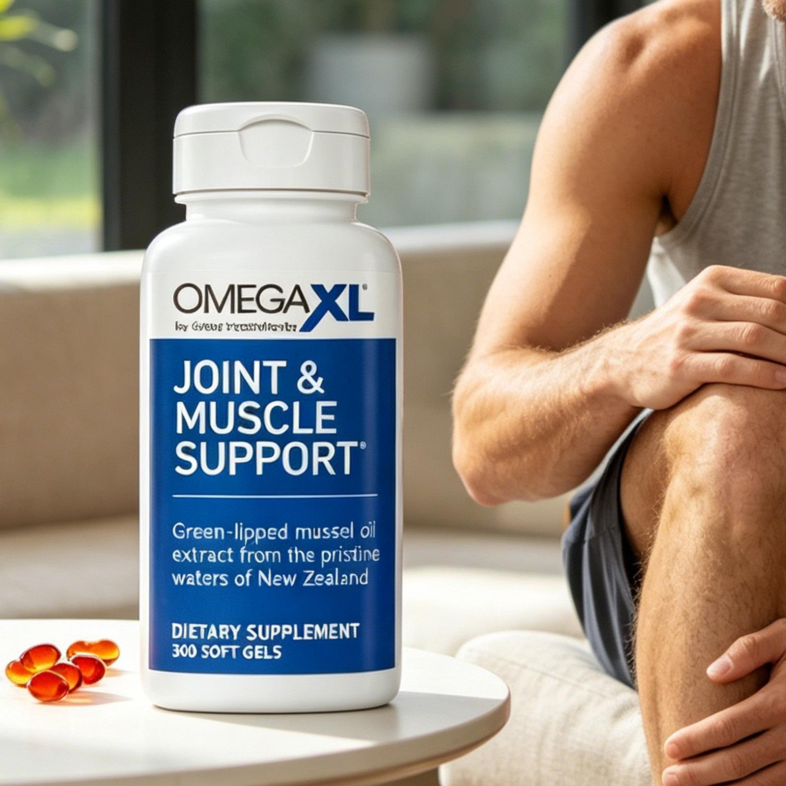 Omega XL 300 Capsules Green Lipped Mussel Joint & Muscle Relief Supplement