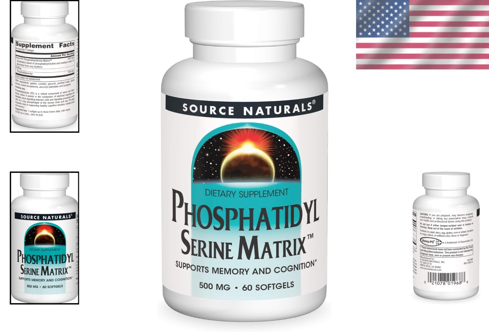 Ultra-Efficient 500mg Phosphatidyl Serine Softgels – Improve Memory & Focus