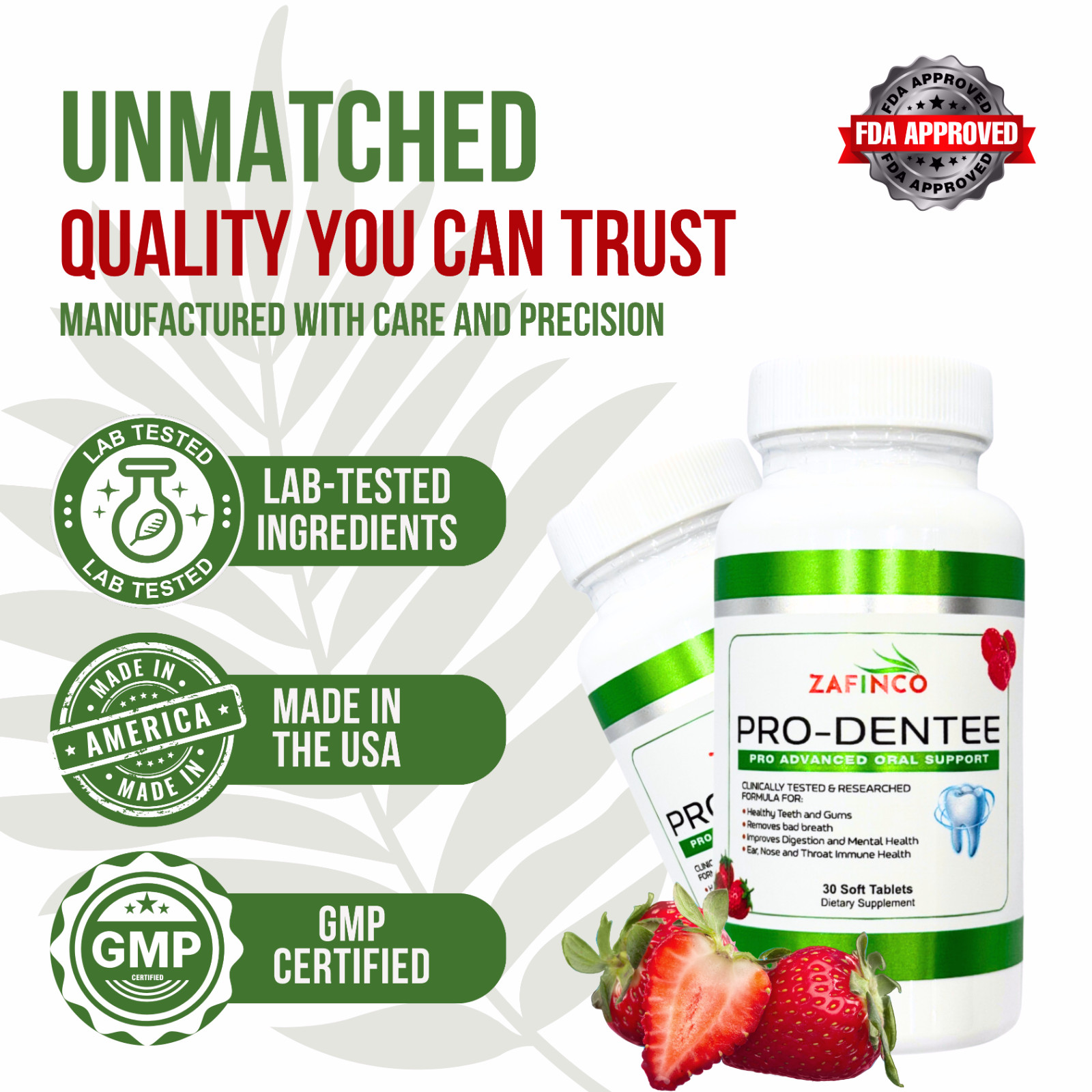 Prodentee Oral / Dental Probiotic for Teeth Bad Breath&Gums-Made In USA (5pack)