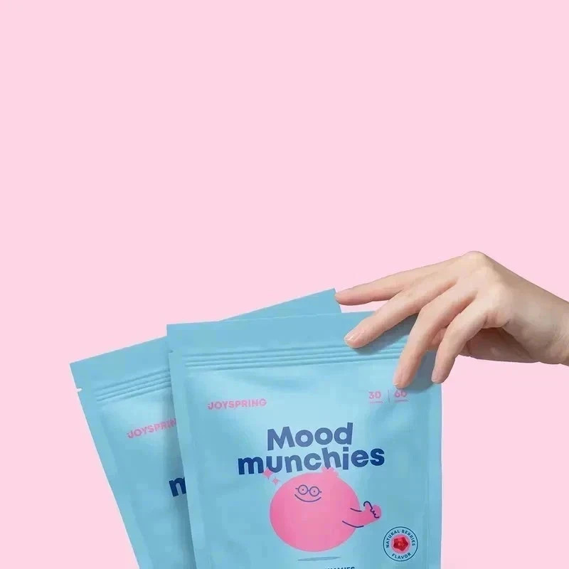 JoySpring Mood Munchies Saffron Gummies for Kids & Teens, Mood & Focus, 60ct