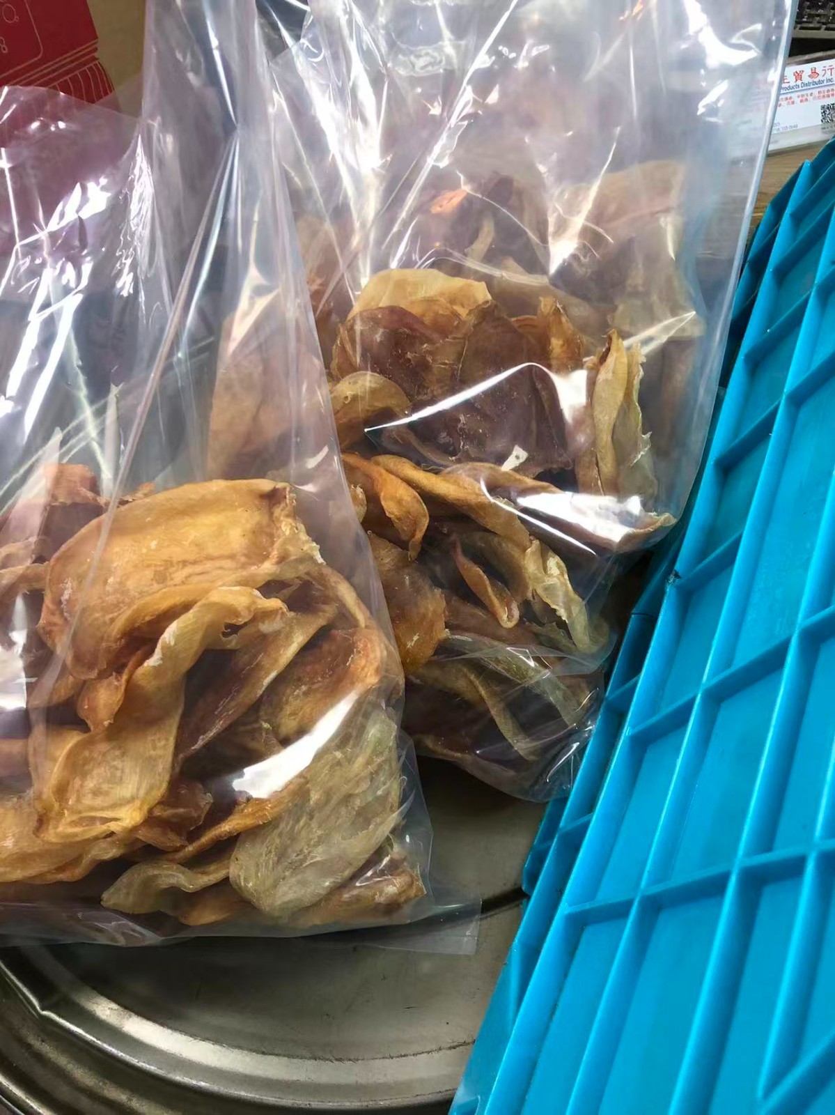 1磅装黄金鸡蛋花胶 1LB/Bag Size S Dried wild caught fish maw-U.S Seller