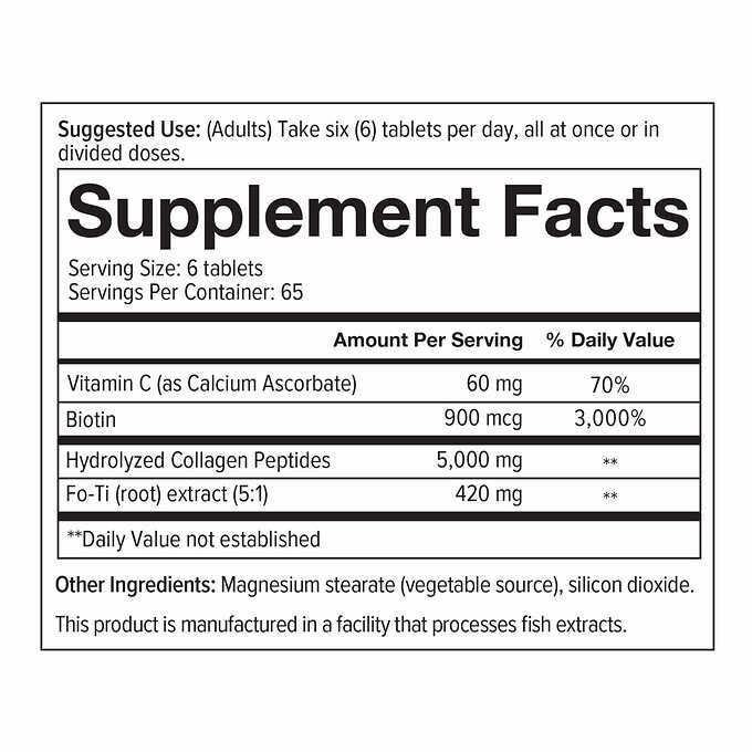 youtheory Mens Collagen Advanced Formula, 390 Tablets – Fresh! – Free Shipping!