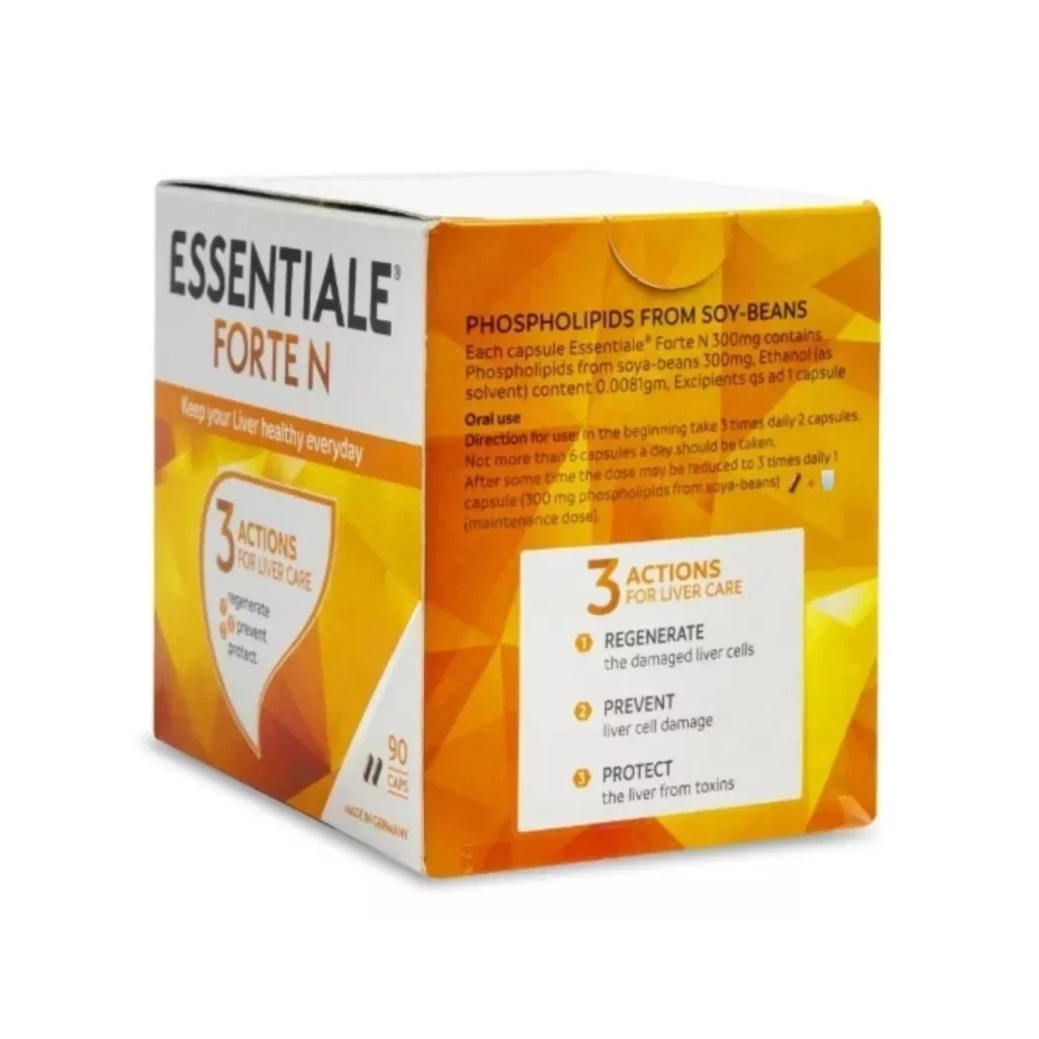 2 X Essentiale Forte N Liver Detox & Liver Tonic Supplement 90s