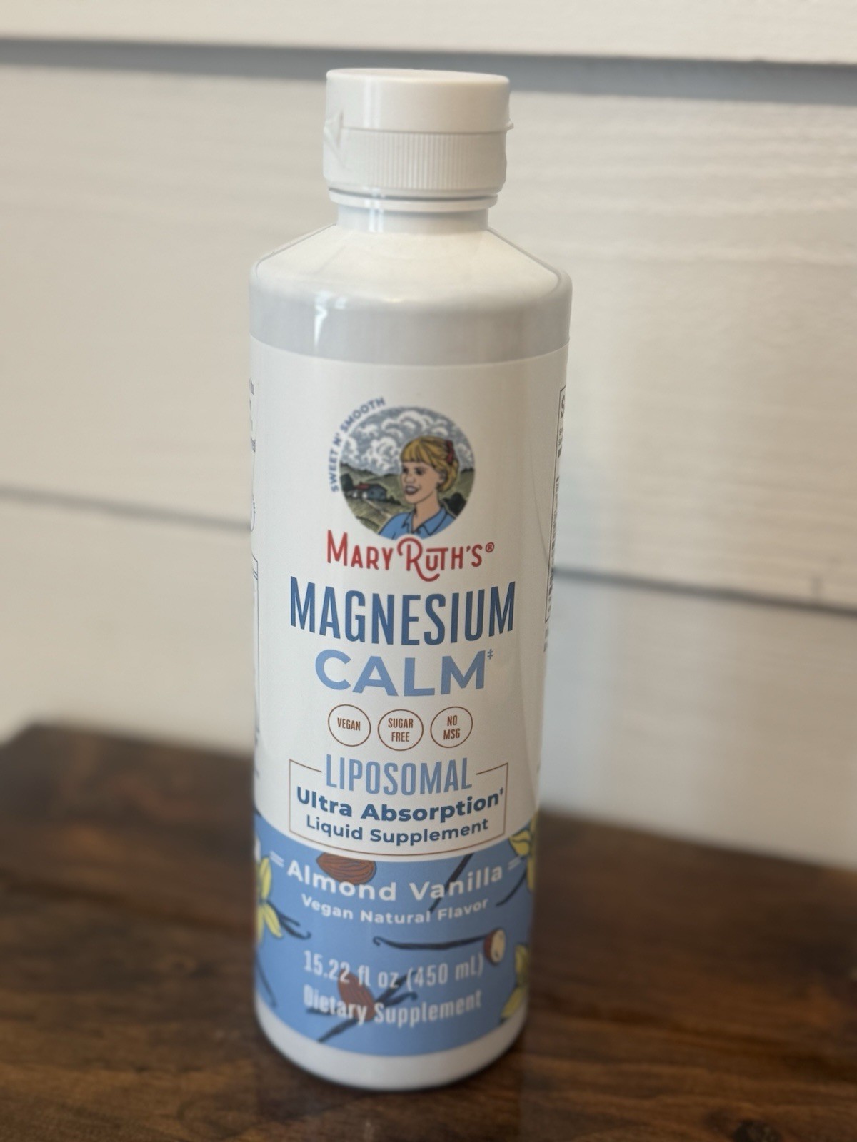 Magnesium Calm Liposomal, Almond Vanilla, 15.22 fl oz (450 ml)