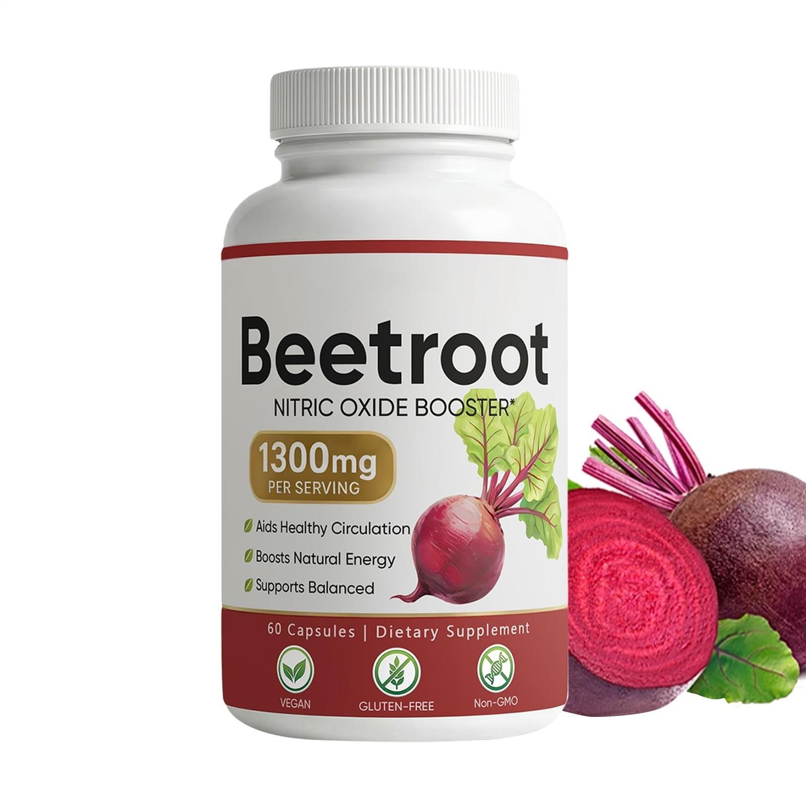 Lemeli Beetroot – 1300mg, Lemeli Beet Root Dietary Supplement 60 Capsules