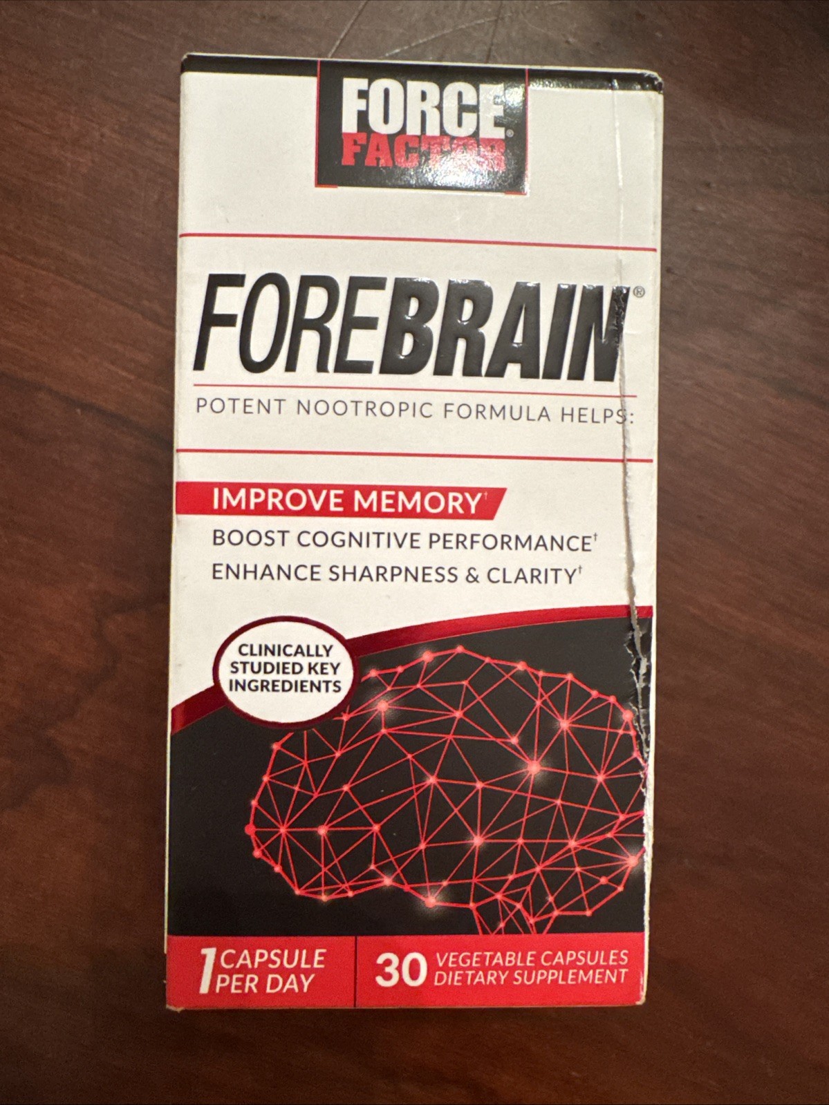 Force Factor Forebrain Brain Booster Nootropic Supplement – Focus Exp:05/26