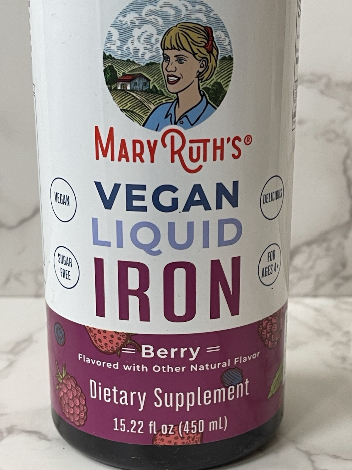 Mary Ruth’s Vegan Liquid Iron 15.22fl oz Dietary Suppliment New Sealed Exp 05/27
