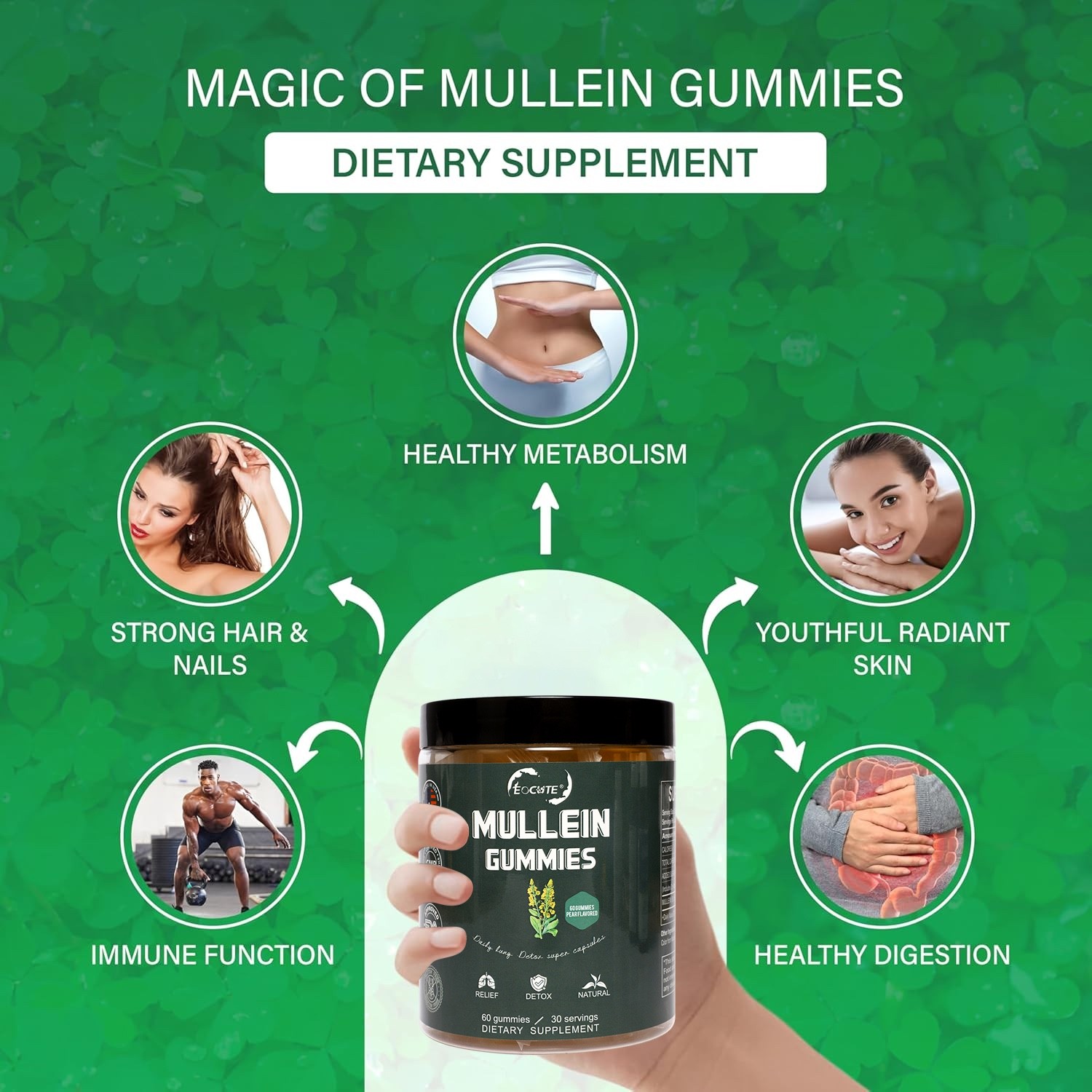 2 lbs Protein Powder Multi Collagen Peptides Powder-Hydrolyzed Protein Peptides