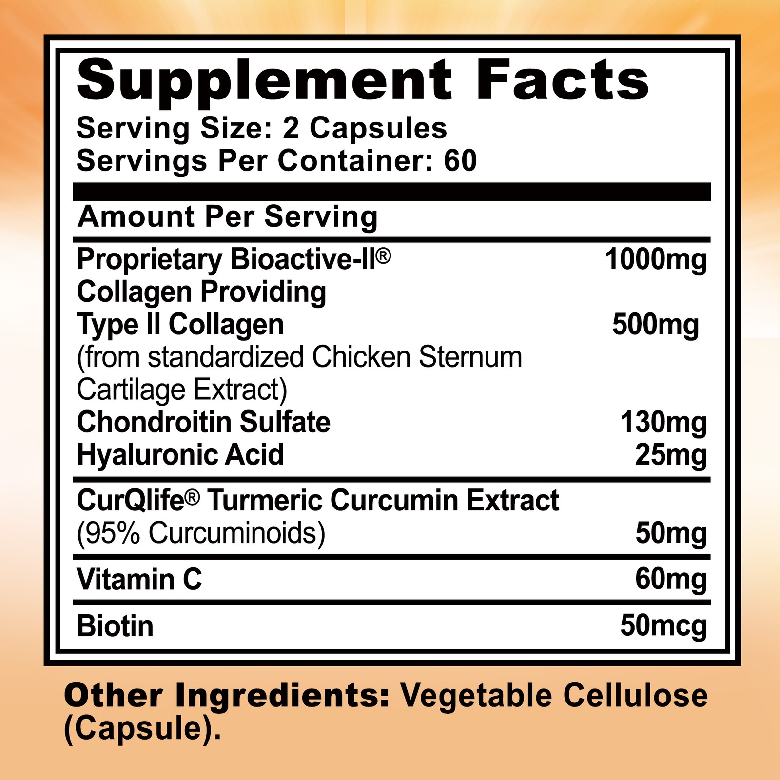 Triple Action Joint Collagen – Chondroitin Sulfate,Turmeric, Hyaluronic Acid
