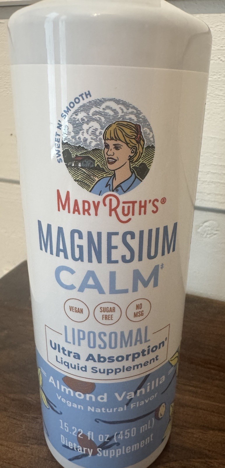 Magnesium Calm Liposomal, Almond Vanilla, 15.22 fl oz (450 ml)