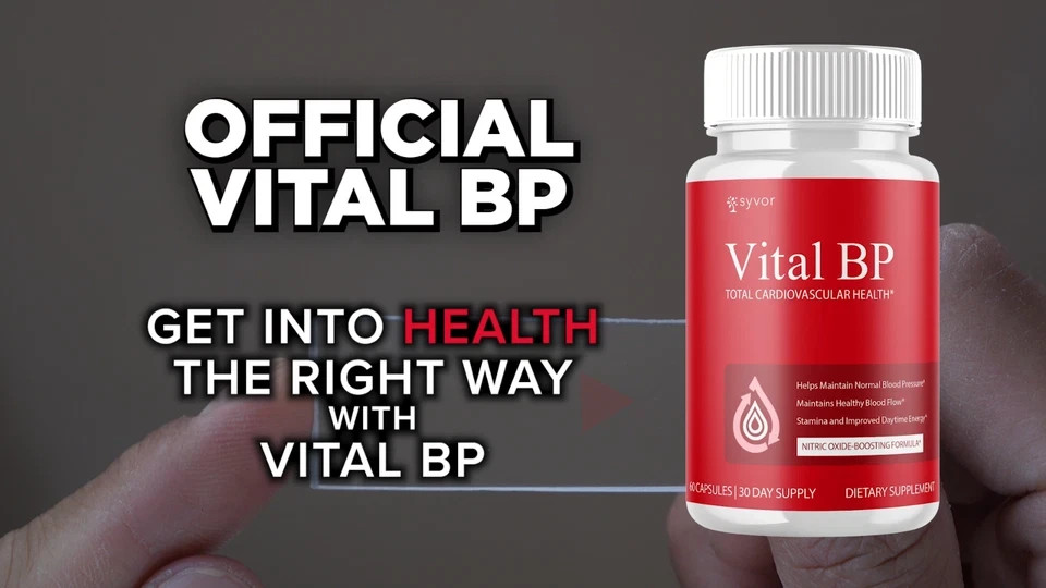 (3 Pack) Vital BP Advanced Blood Support Vitamin Formula VitalBP 180 Capsules