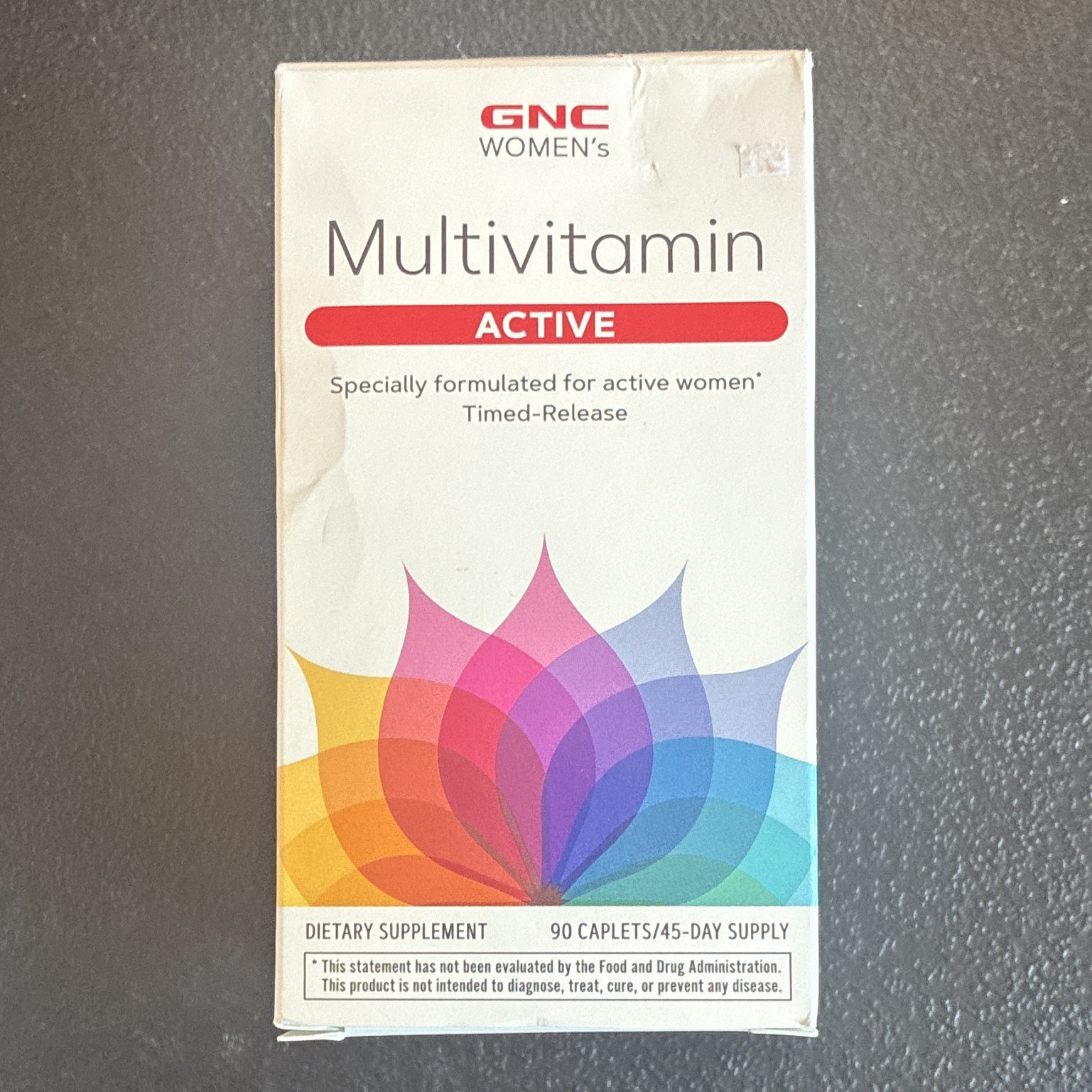GNC Women Multivitamin Active Timed-Release General Wellness 90 Caplets ex 11/26
