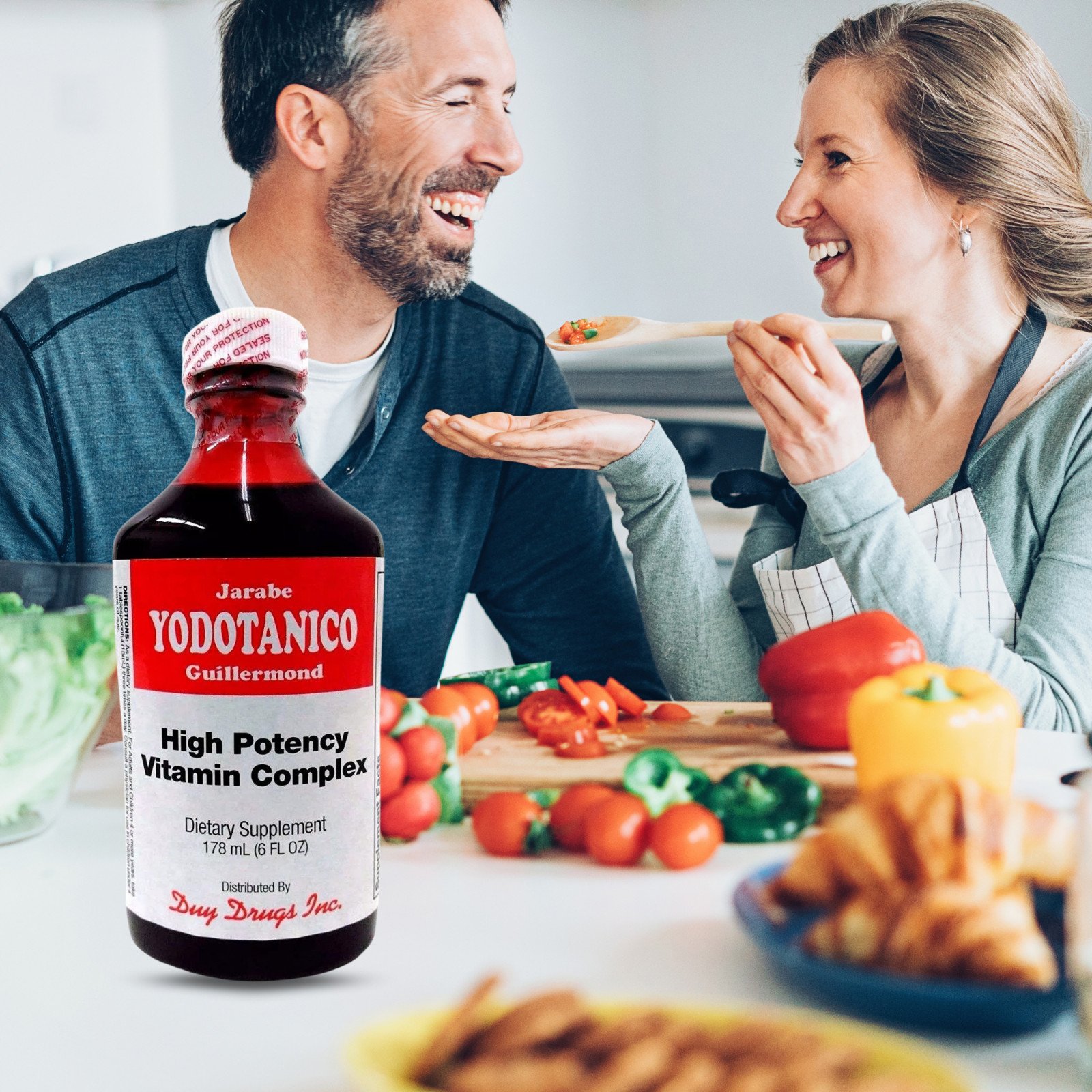 Yodotanico Vitamin Complex Syrup – High Potency Supplement, 6 fl oz (3-Pack)