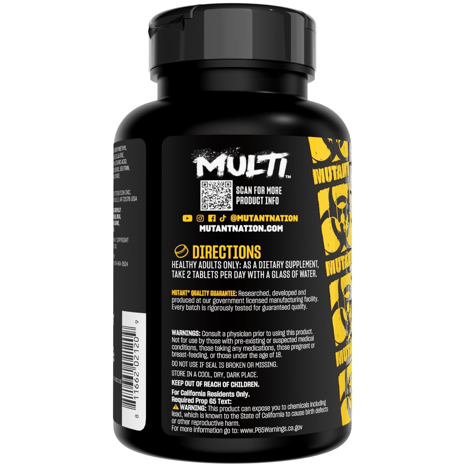 Mutant Multi Nutritional Supplement for Strength Athletes Easy to Swallow Tab…