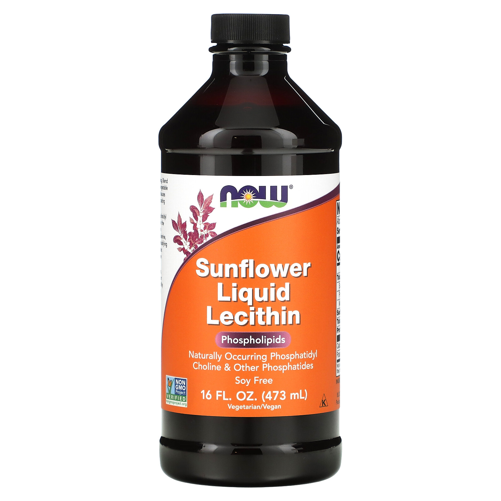 Now Foods Sunflower Liquid Lecithin 16 fl oz 473 ml GMP Quality Assured,