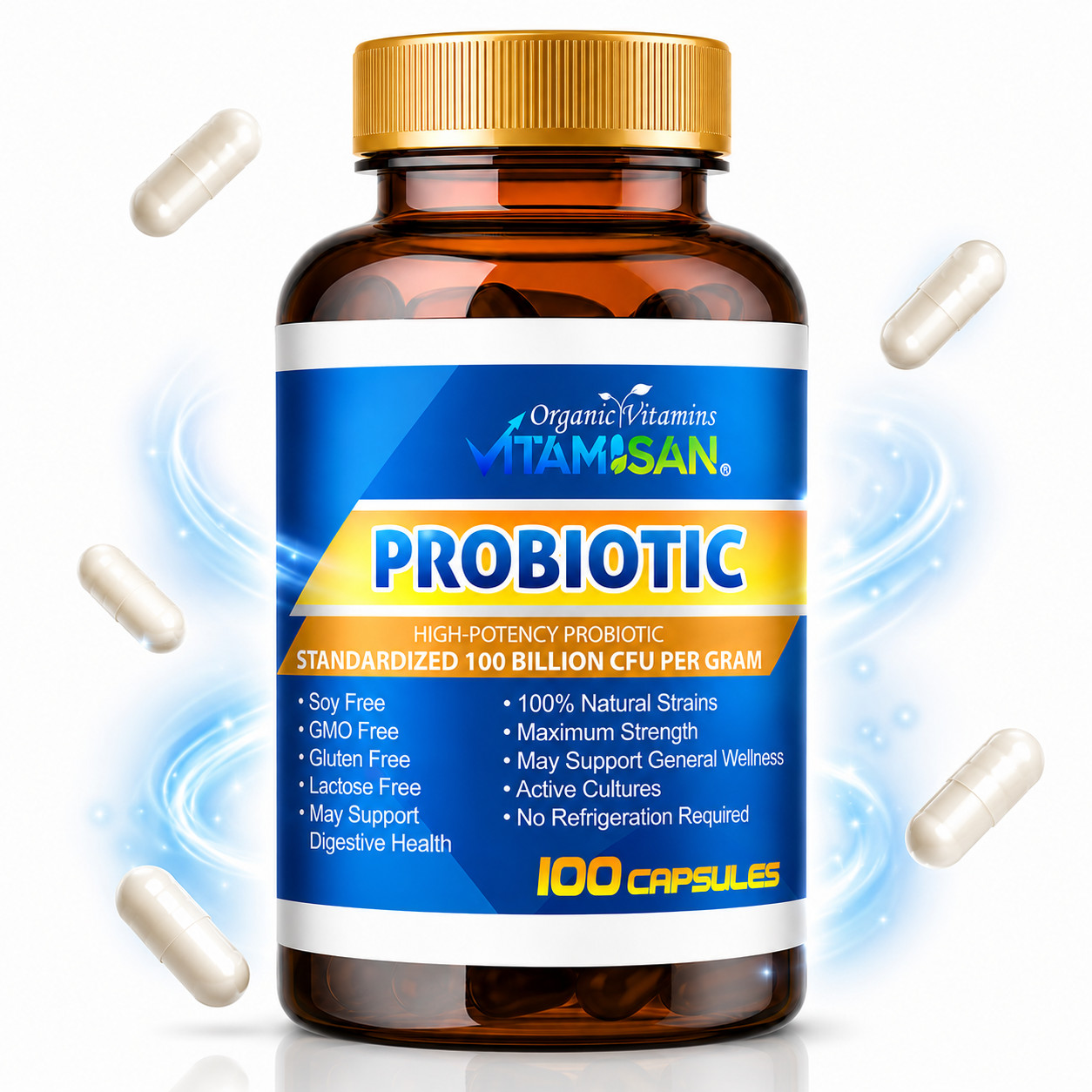 200 ULTRA PROBIOTIC 100 Billion CFUs NOW ULTIMATE FLORA PRIMAL NATURES ORGANIC V
