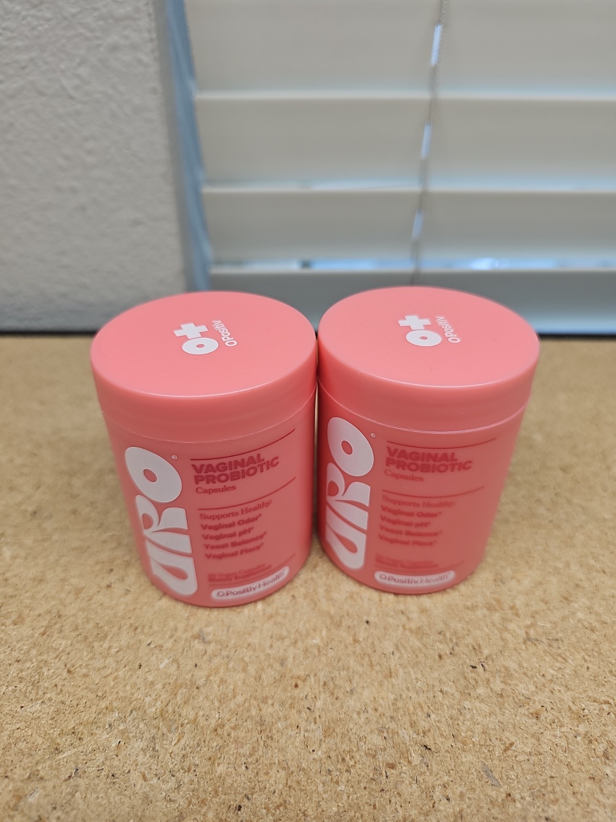2x O Positiv URO Vaginal Probiotic 60 Capsules New Sealed Exp. 2026 (D3)