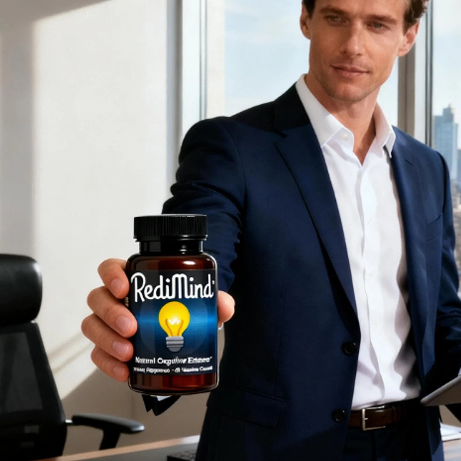 3 Pack RediMind 30 Capsules Natural Focus Memory Brain Supplement
