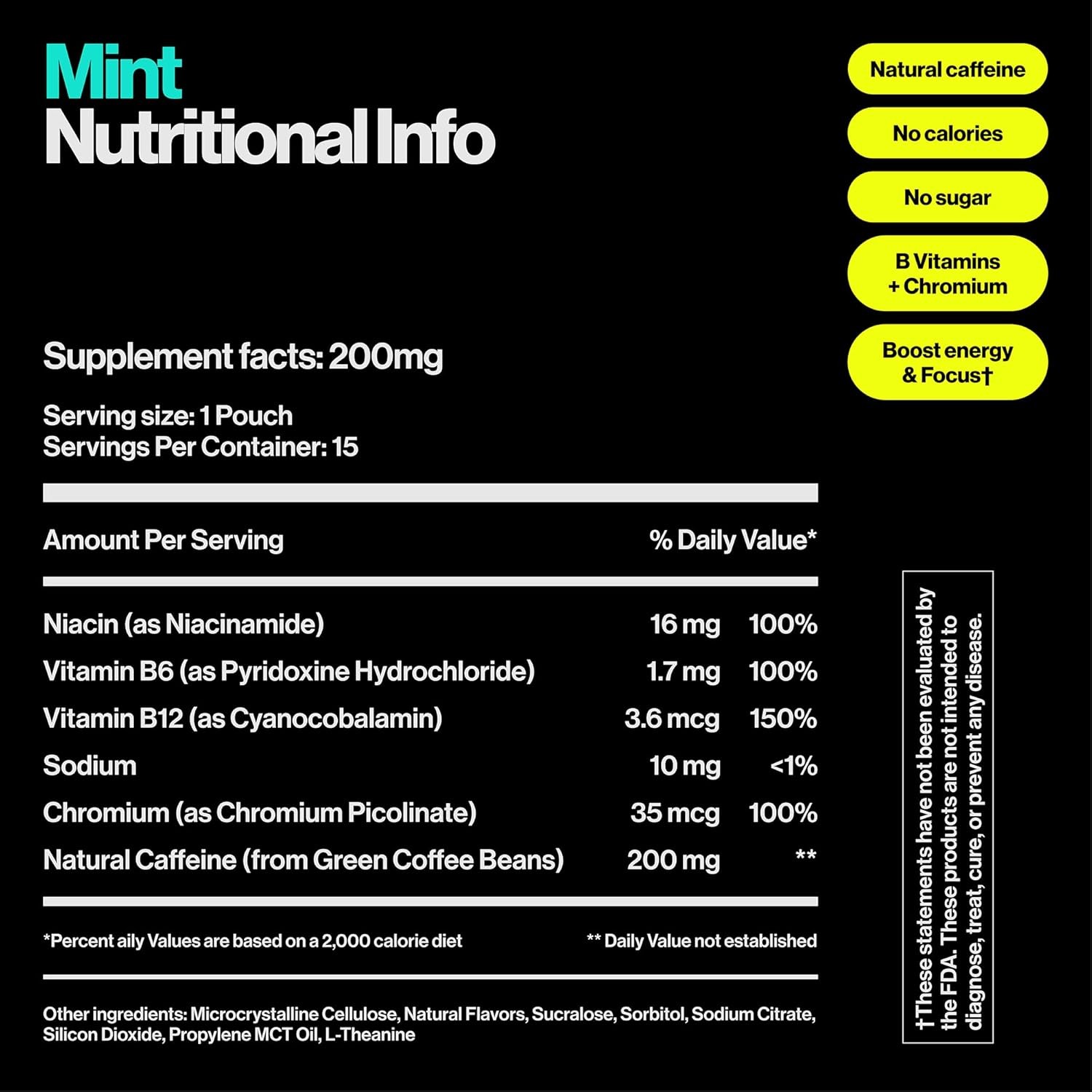 Wip Energy Pouches 200mg Natural Caffeine 4 Pack Assorted