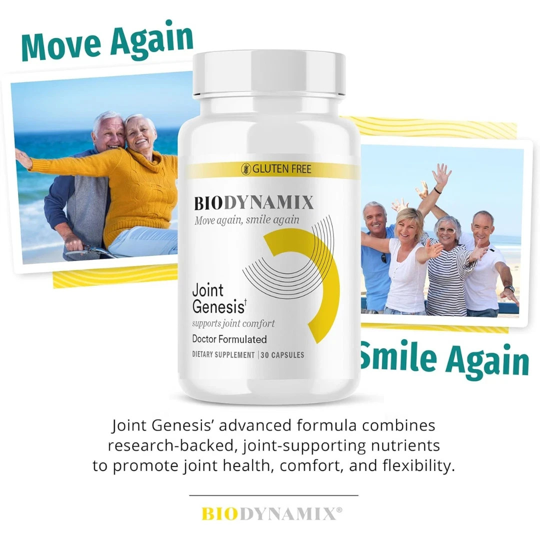 Joint Genesis BioDynamix – Advanced Joint Support Supplement – 30 Capsules