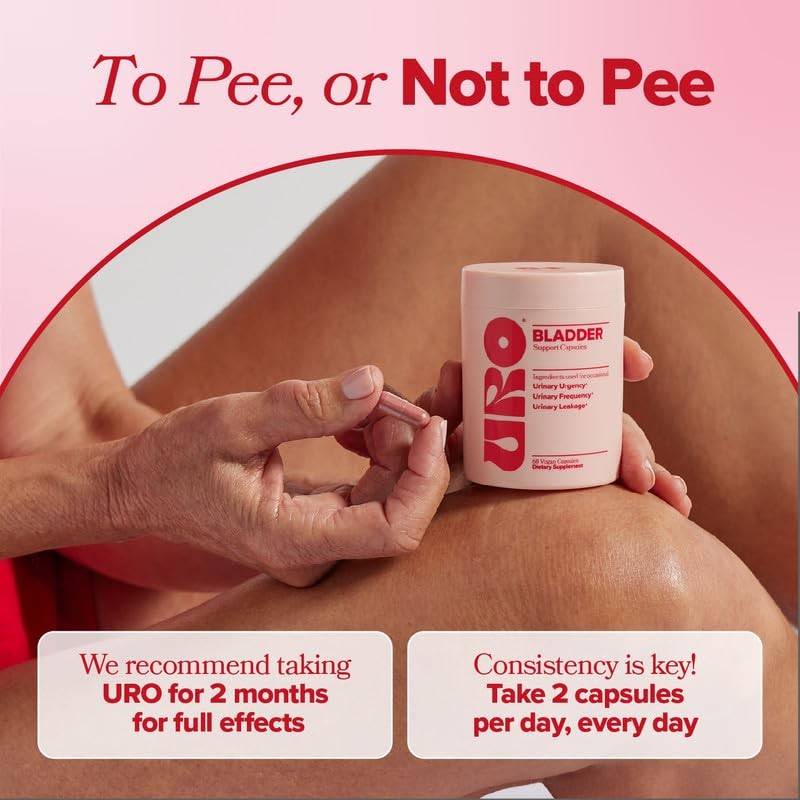O Positiv URO Bladder Control Supplement for Urinary Urgency, Frequency, Leak…