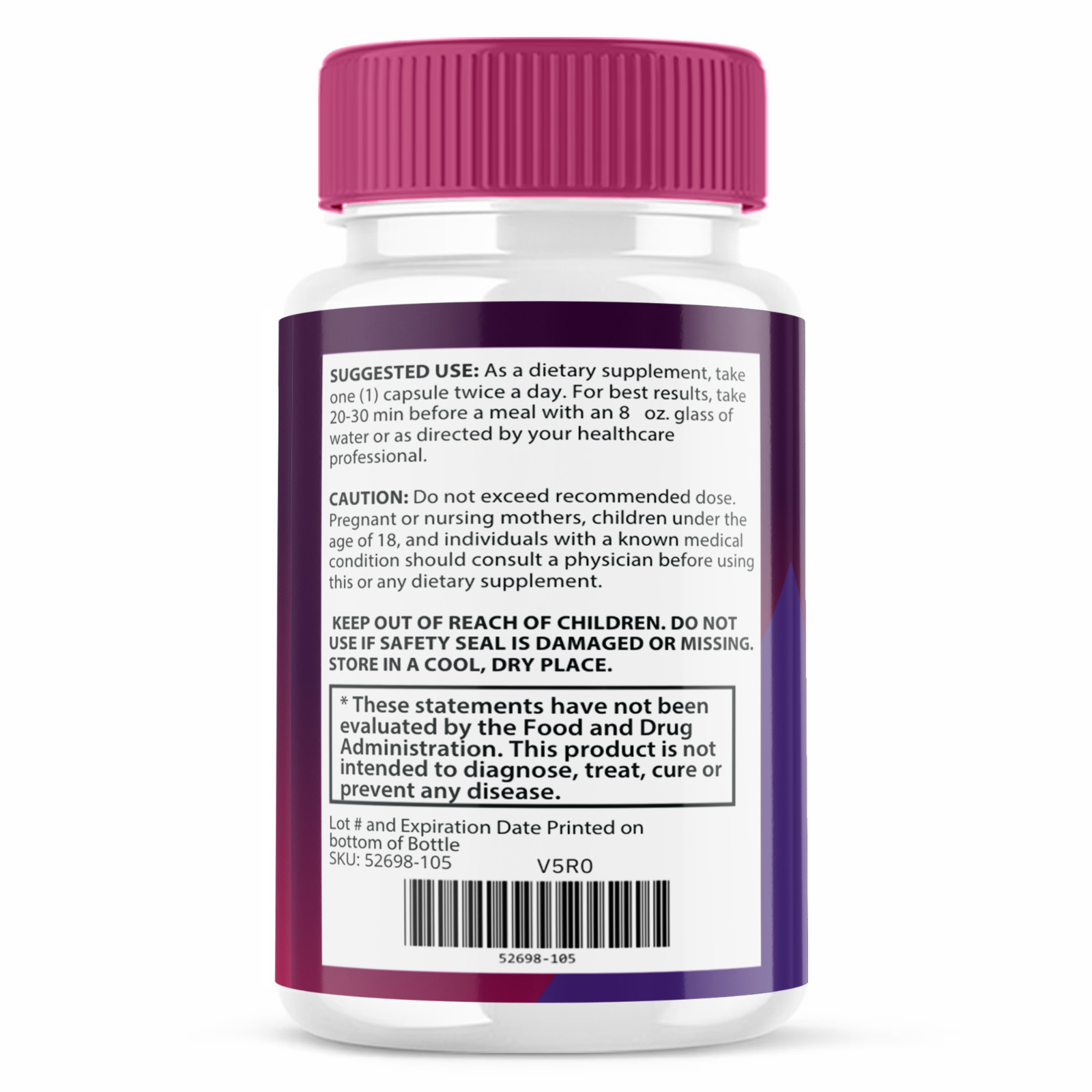 Exniburn Weight Loss Support Dietary Supplement (5 Bottle)