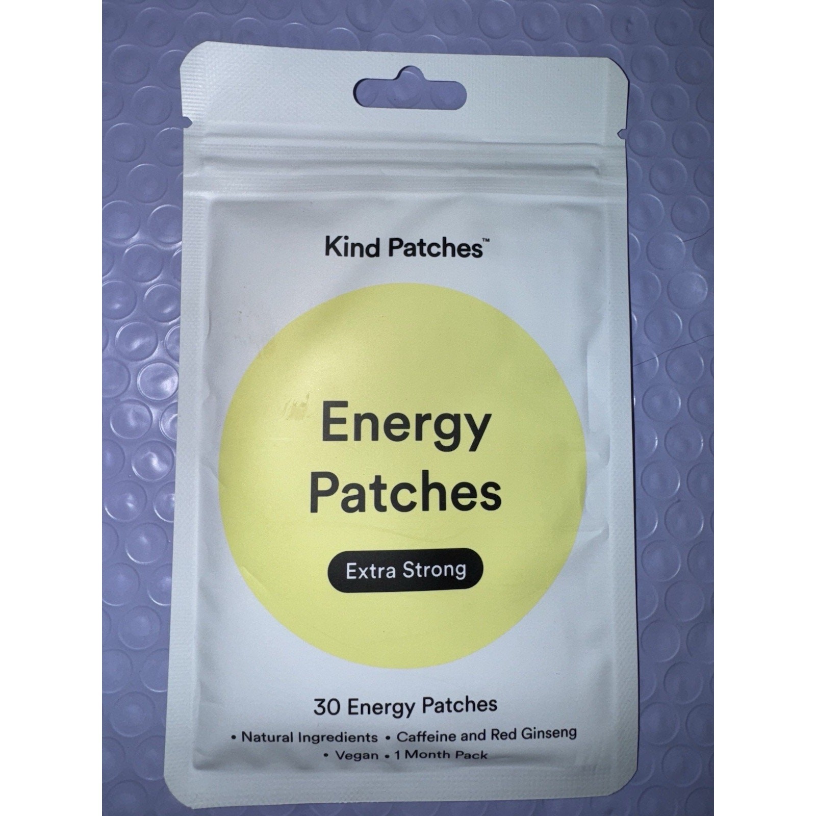 Energy Patches Extra strong by Kind Patches for Unisex – 30 Count Patches