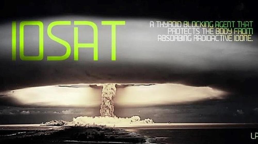 Anti Radiation Iosat Potassium Iodide Tablets, 130mg – 14 Tablets- Adults