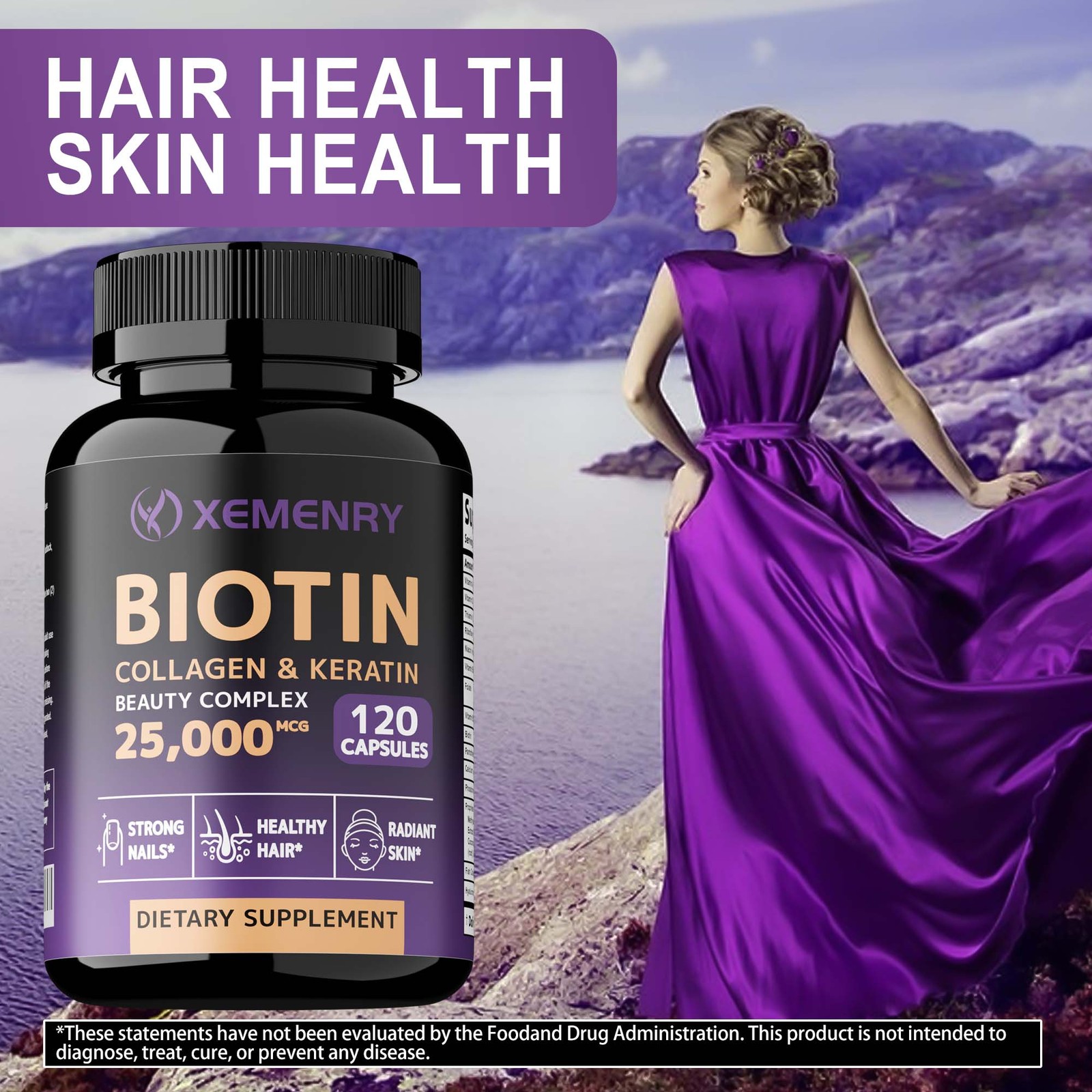 Biotin Collagen & Keratin – Anti-Aging, Support Skin Health, Prevents Hair Loss