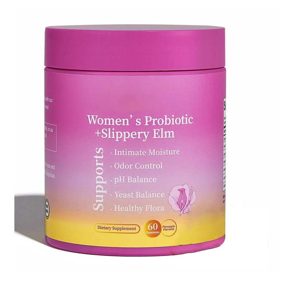 Women’s Probiotic+Slippery Elm 60 Gummies Premium