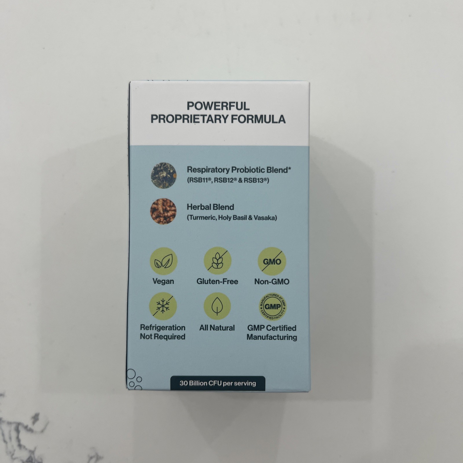 resbiotic resB Lung Support Probiotic Supplement – Lung Health Supplement NEW