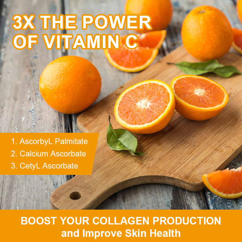 1000mg Vitamin C Anti-Aging Whitening & Sunscreen,Anti-oxidation,Heal Wounds 120