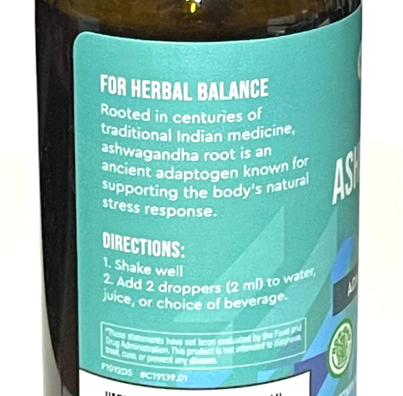 360 Nutrition Liquid Ashwagandha Drops Dietary Supplement 4 fl.Oz.